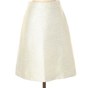 paper crown cream mini skirt sz 0